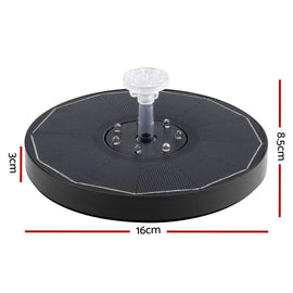 Gardeon Floating Solar Pond Water Fountain Pump Outdoor Fountains LED Light - RnR Galore