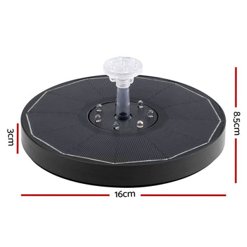 Gardeon Floating Solar Pond Water Fountain Pump Outdoor Fountains LED Light - RnR Galore