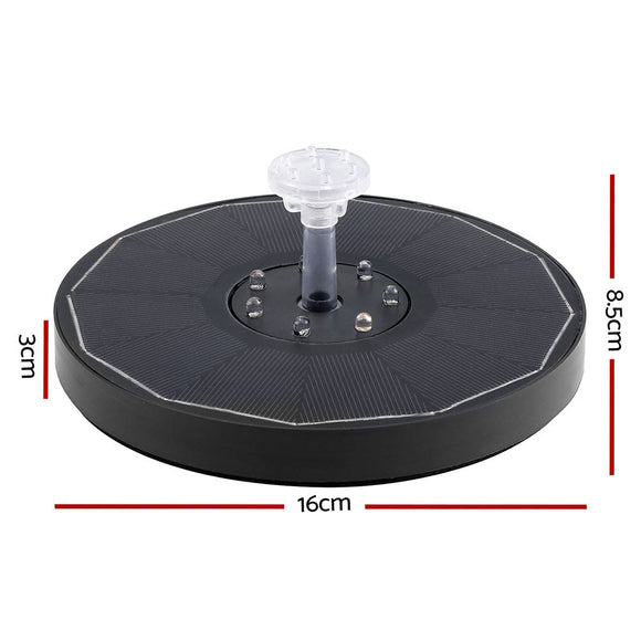 Gardeon Floating Solar Pond Water Fountain Pump Outdoor Fountains LED Light - RnR Galore
