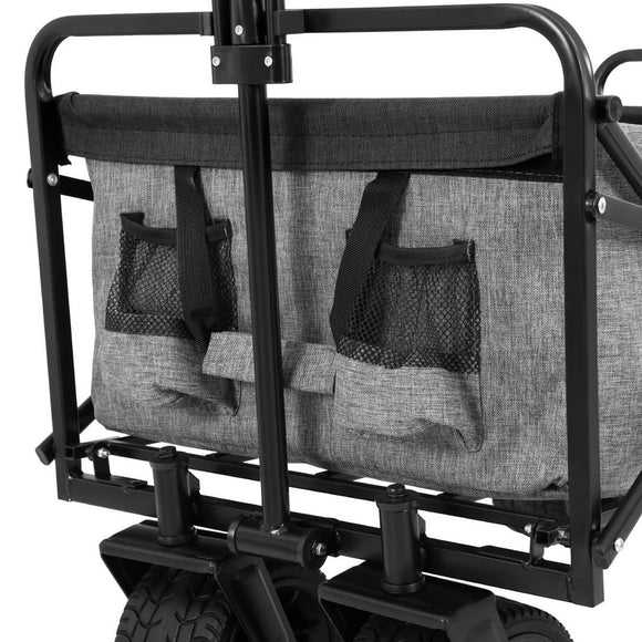 Gardeon Garden Cart with Cargo Net Grey - RnR Galore