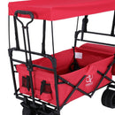 Gardeon Garden Cart with Removable Canopy Red - RnR Galore
