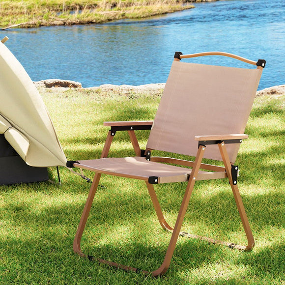 Gardeon Outdoor Camping Chairs Portable Folding Beach Chair Patio Furniture - RnR Galore