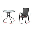 Gardeon Outdoor Dining Set Table and Chairs Patio Garden Furniture Bistro Set - RnR Galore