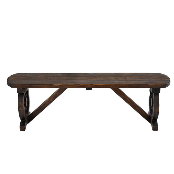 Gardeon Outdoor Garden Bench Seat Wooden Patio Furniture Wagon Dining Chair - RnR Galore
