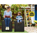 Gardeon Outdoor Storage Box 195L Bench Seat Garden Deck Toy Tool Sheds - RnR Galore