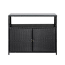 Gardeon Outdoor Storage Cabinet Box Garage Wicker Shed Tools Shelf Chest Garden - RnR Galore