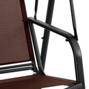 Gardeon Outdoor Swing Chair Garden Bench Furniture Canopy 2 Seater Brown - RnR Galore