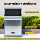 Gardeon Parcel Letterbox Drop Box Package Grey - RnR Galore