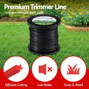 Giantz 100M Whipper Snipper Trimmer Line 2.4mm Star Nylon String Cord Black - RnR Galore