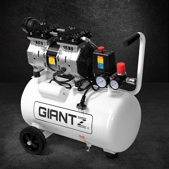 Giantz 24L Air Compressor 40 L/min 115psi Oil - Free Electric Portable Inflator - RnR Galore