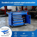Giantz 6 Drawer Tool Chest Trolley Cabinet Cart Toolbox Storage Organiser Wheels - RnR Galore