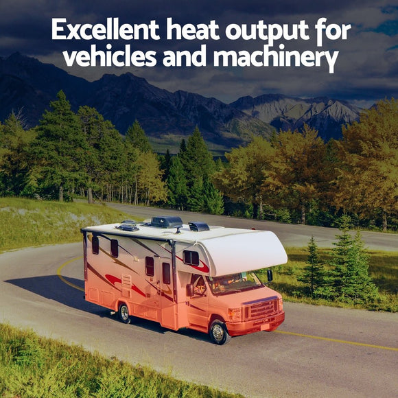 Giantz Diesel Air Heater All - in - one 12V 5KW LCD Remote Control for Car RV Indoors - RnR Galore