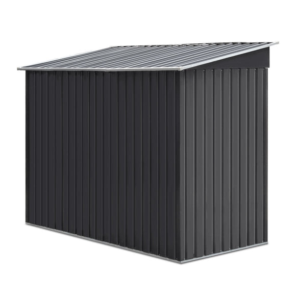 Giantz Garden Shed 2.38x1.31M w/Metal Base Sheds Outdoor Storage Tool Workshop Sliding Door - RnR Galore