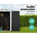 Giantz Garden Shed 2.58x2.07M Sheds Outdoor Storage Workshop Metal Shelter Sliding Door - RnR Galore