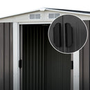 Giantz Garden Shed 2.58x2.07M w/Metal Base Sheds Outdoor Storage Double Door Tool - RnR Galore