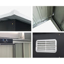 Giantz Garden Shed 2.6x3.9M w/Metal Base Sheds Outdoor Storage Workshop Tool Shelter Sliding Door - RnR Galore