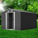 Giantz Garden Shed 2.6x3.9M w/Metal Base Sheds Outdoor Storage Workshop Tool Shelter Sliding Door - RnR Galore