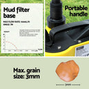 Giantz Garden Water Submersible Pump 400W Dirty Bore Sewerage Tank Well Steel - RnR Galore