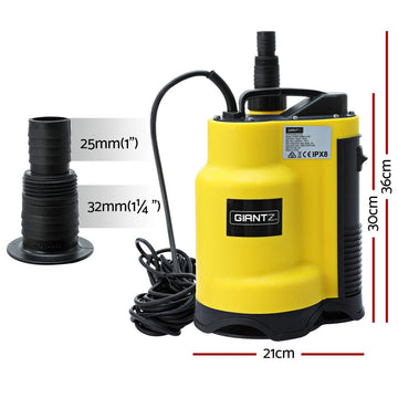 Giantz Garden Water Submersible Pump 400W Dirty Bore Sewerage Tank Well Steel - RnR Galore