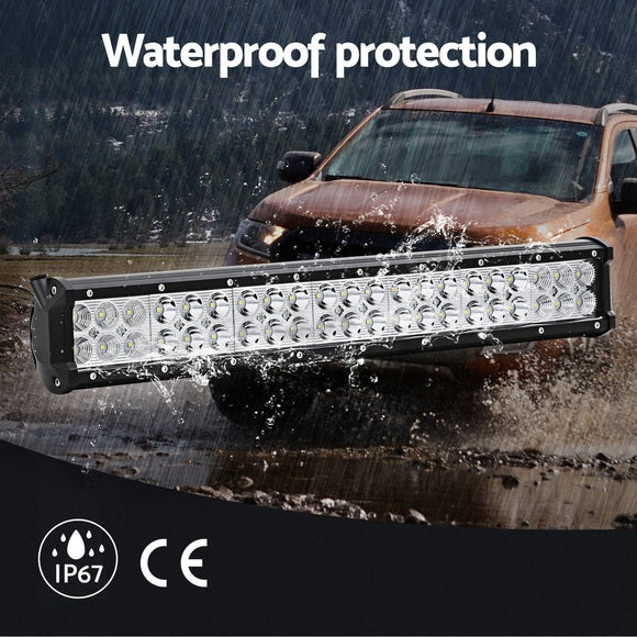 Giantz LED Driving Light 20 Inch Flood Spot Light Bar Driving Lamp Offroad Truck - RnR Galore