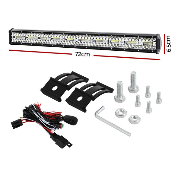 Giantz LED Driving Light 28 Inch Flood Spot Light Bar Driving Lamp Offroad Truck - RnR Galore