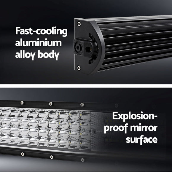 Giantz LED Driving Light 50 Inch Flood Spot Light Bar Driving Lamp Offroad Truck - RnR Galore