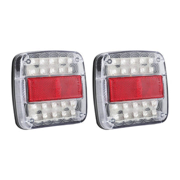 Giantz Pair 26 LED Tail Lights Stop Reverse Indicator 12V Ute Trailer Truck - RnR Galore
