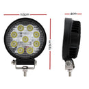 Giantz Pair LED Driving Lights 4.5 Inch Flood Spot Lights Car Truck SUV 12V 24V - RnR Galore