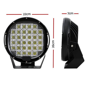 Giantz Pair LED Driving Lights 9 Inch Flood Spot Lights Car Truck SUV 12V 24V - RnR Galore