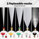 Giantz Pressure Washer Gun Short Trigger 4000PSI M22 - 14 1/4 Inch 5 Nozzles Red - RnR Galore