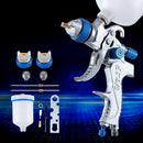 Giantz Spray Gun Paint Gun HVLP Gravity Feed 1.4mm 1.7mm 2.0mm Nozzles Included - RnR Galore