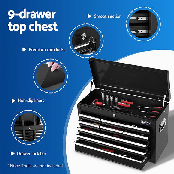 Giantz Tool Chest Trolley 12 Drawers Storage Cabinet Toolbox - RnR Galore