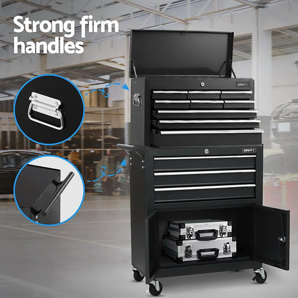 Giantz Tool Chest Trolley 12 Drawers Storage Cabinet Toolbox - RnR Galore