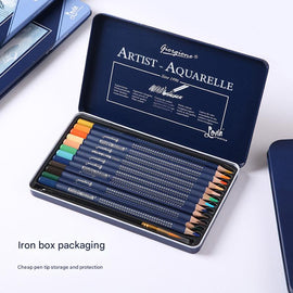 Giorgione Artist Watercolour Pencils 120 - Color Set - Premium Water Soluble Colored Pencils for Art & Drawing with Tin Case - RnR Galore