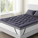 Giselle 5cm Mattress Topper Pillowtop toppers Bamboo Charcoal Double - RnR Galore
