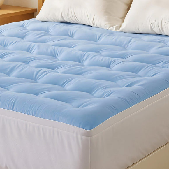 Giselle 5cm Mattress Topper Pillowtop toppers Double - Sided King - RnR Galore