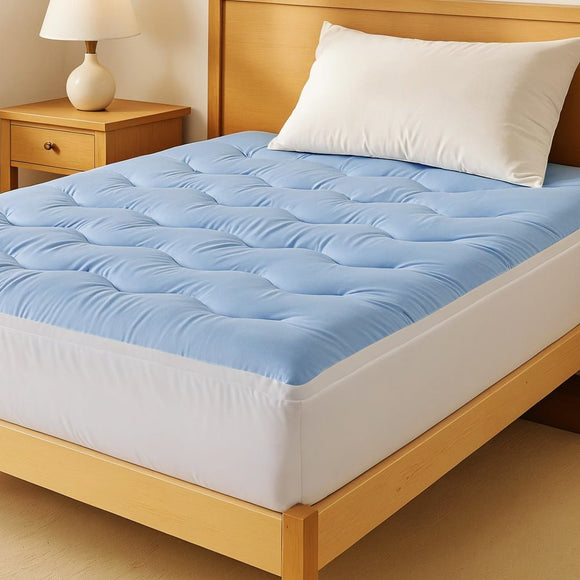 Giselle 5cm Mattress Topper Pillowtop toppers Double - Sided King Single - RnR Galore