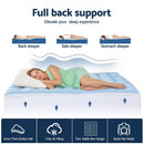 Giselle 5cm Mattress Topper Pillowtop toppers Double - Sided Queen - RnR Galore