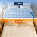 Giselle 5cm Mattress Topper Pillowtop toppers Double - Sided Queen - RnR Galore