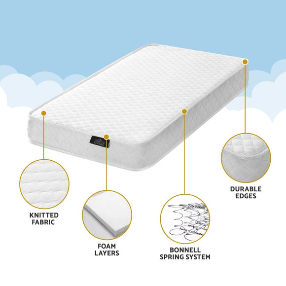 Giselle Baby Cot Mattress Spring Foam - RnR Galore