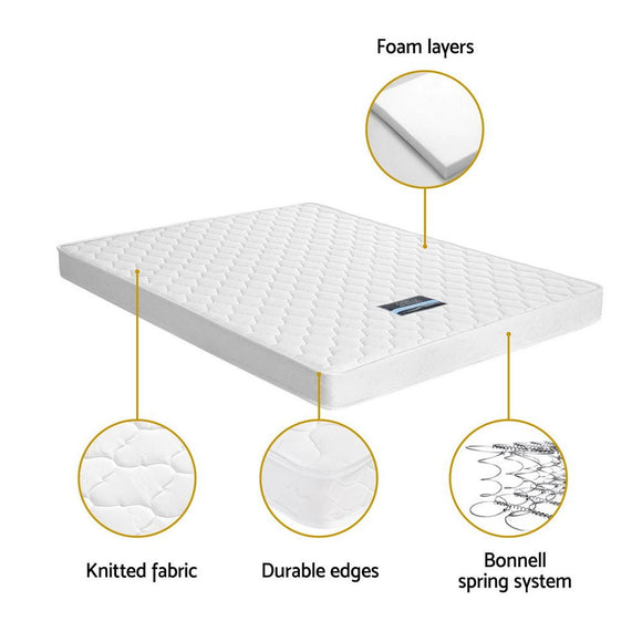 Giselle Bedding 13cm Mattress Tight Top King Single - RnR Galore