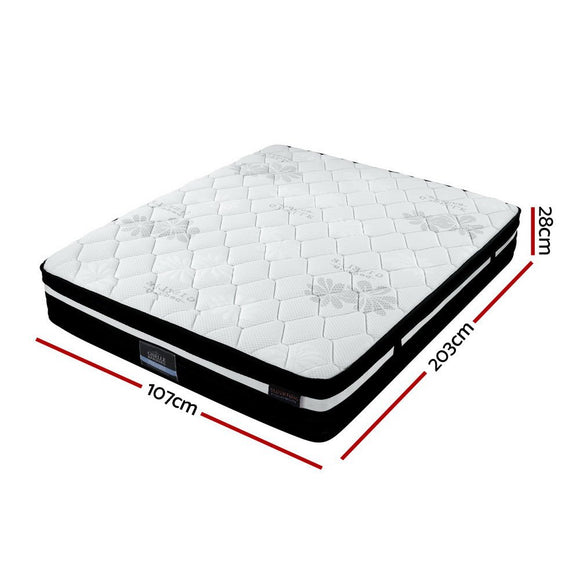 Giselle Bedding 28cm Mattress Super Firm King Single - RnR Galore