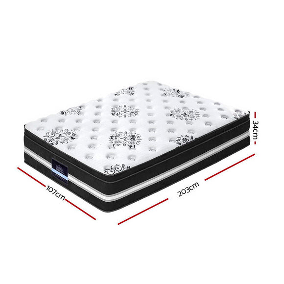 Giselle Bedding 34cm Mattress Cool Gel Memory Foam King Single - RnR Galore