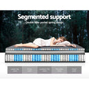 Giselle Bedding 34cm Mattress Double Layer Pocket Spring King - RnR Galore