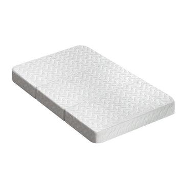 Giselle Bedding Foldable Mattress Folding Foam Cot Bed White - RnR Galore
