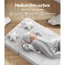 Giselle Bedding Foldable Mattress Folding Foam Cot Bed White - RnR Galore