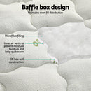 Giselle Bedding Mattress Topper Pillowtop Bamboo 7.5cm Double - RnR Galore