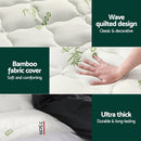 Giselle Bedding Mattress Topper Pillowtop Bamboo 7.5cm King - RnR Galore
