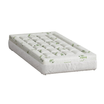 Giselle Bedding Mattress Topper Pillowtop Bamboo 7.5cm Single - RnR Galore