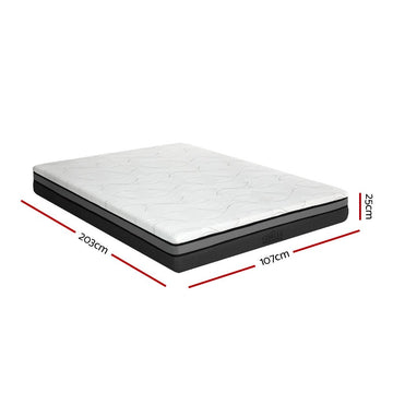 Giselle Bedding Memory Foam Mattress Bed Cool Gel Non Spring 25cm King Single - RnR Galore